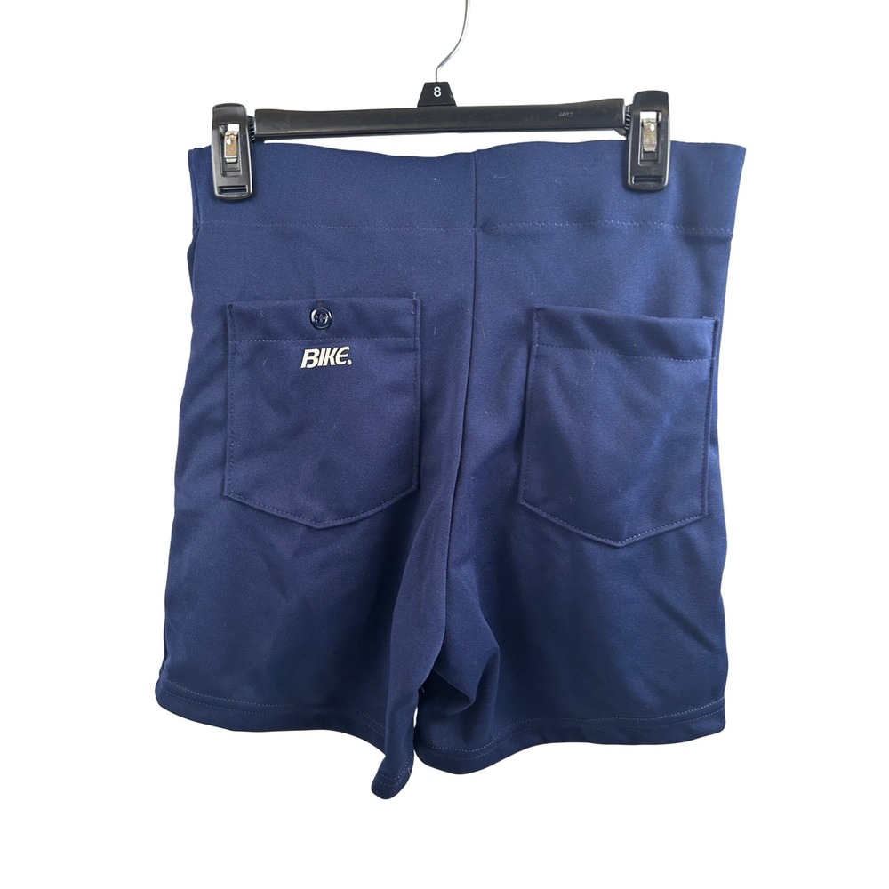 Bike Athletic Shorts Small Navy Blue Vintage High Waisted Mens